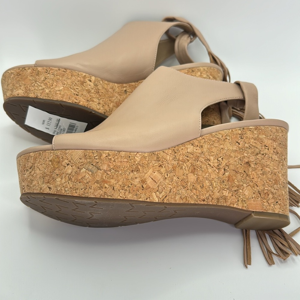 Marc Fisher Tan Wedges Size:9 - Picture 8 of 10